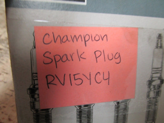 *NEW* (LOT OF 4) 0750 Champion SPARK PLUG RV15YC4