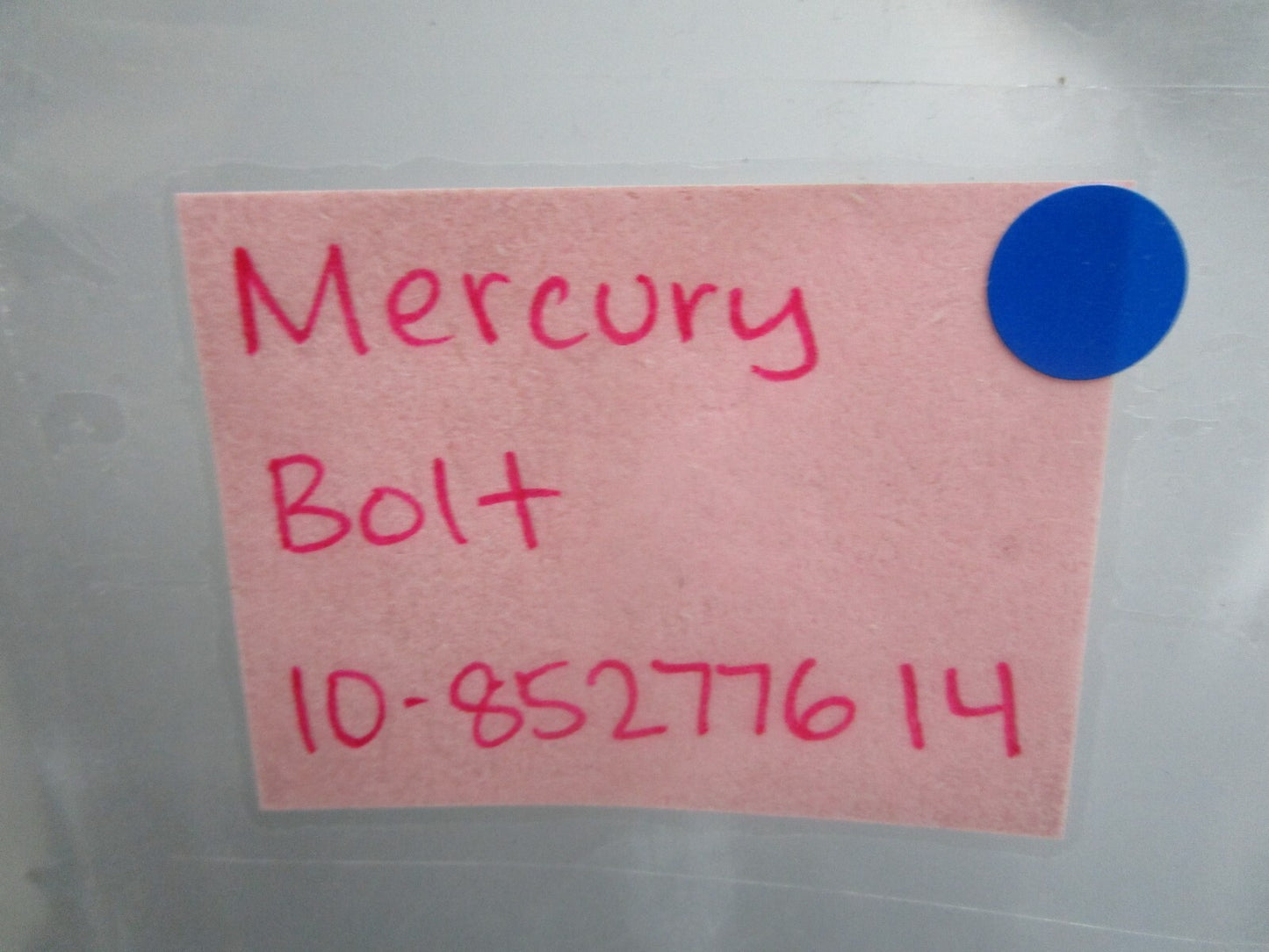*NEW OEM* 0810 Mercury Quicksilver Bolt 10-85277614