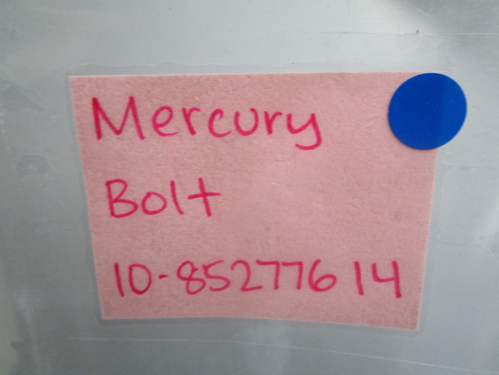 *NEW OEM* 0810 Mercury Quicksilver Bolt 10-85277614