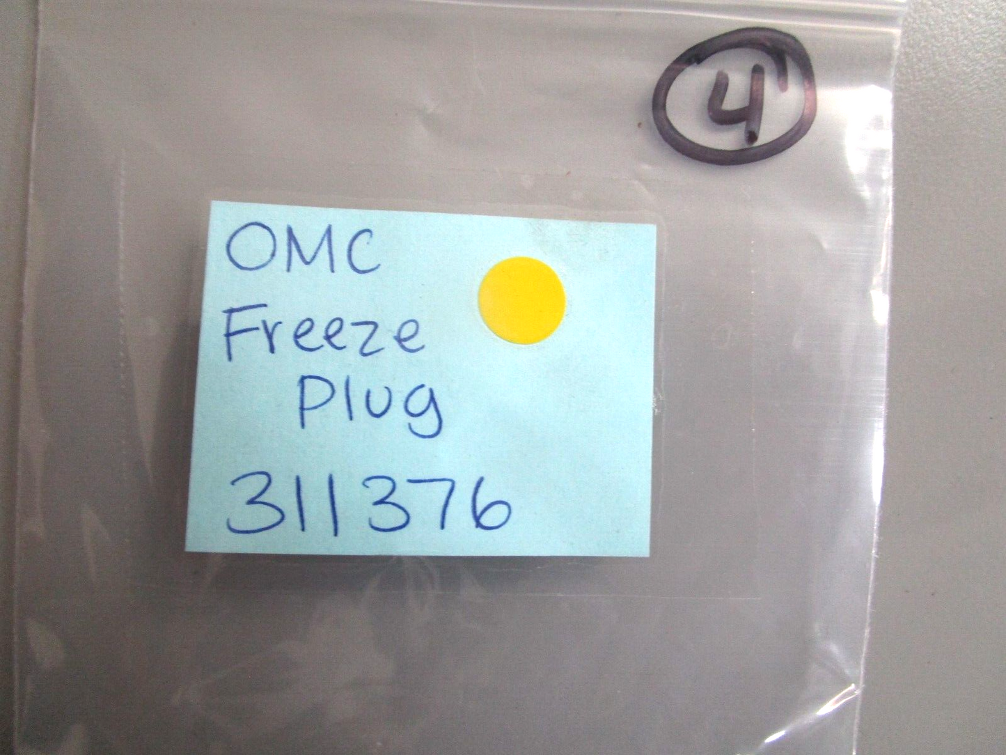 *NEW OEM* 0750 OMC Johnson Evinrude FREEZE PLUG 311376 0311376