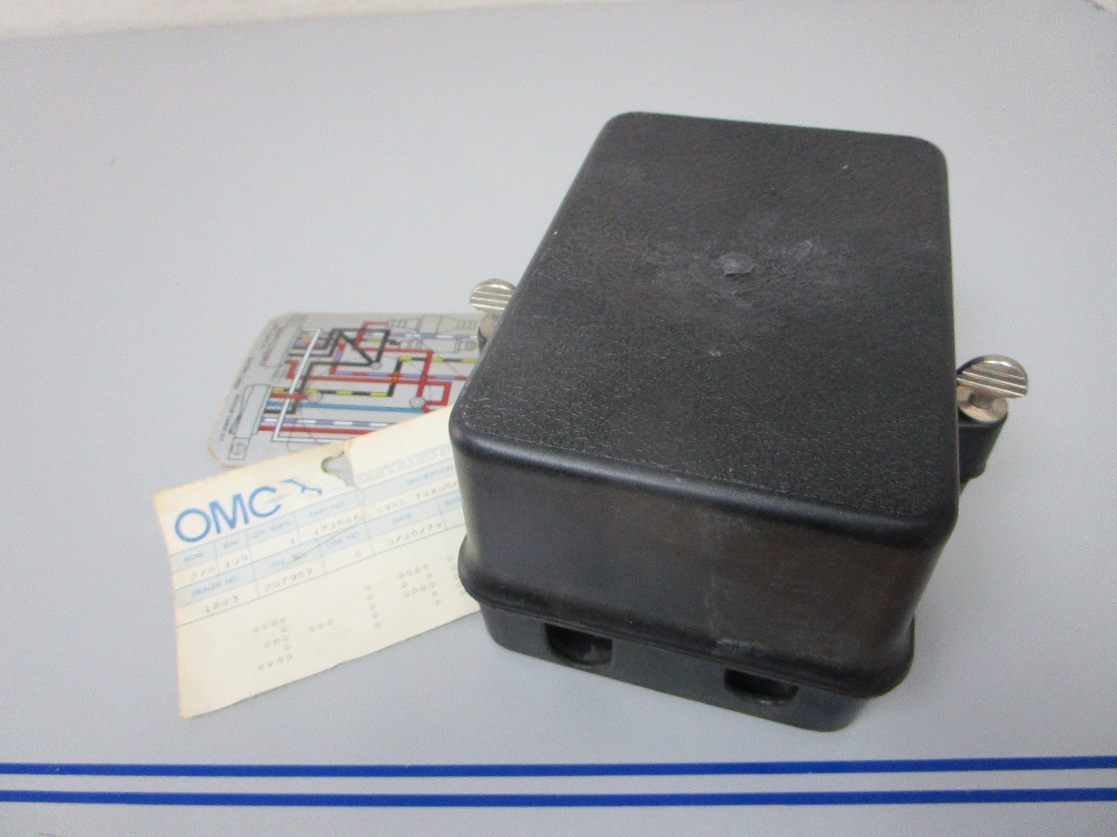NEW OEM 173586 OMC Johnson Evinrude 78'- 92' Electrical Cover & Transfer Ay 0720