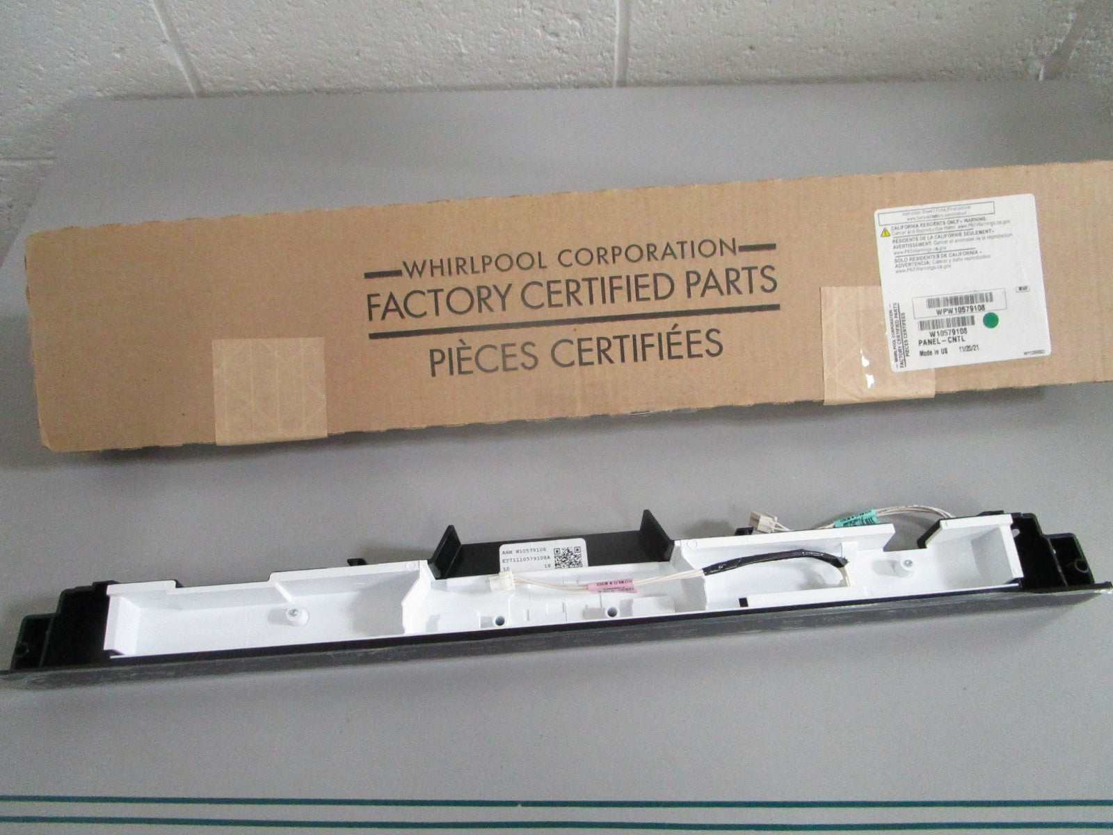 NEW OEM W10579108 WPW10579108 Whirlpool Control Board 0820
