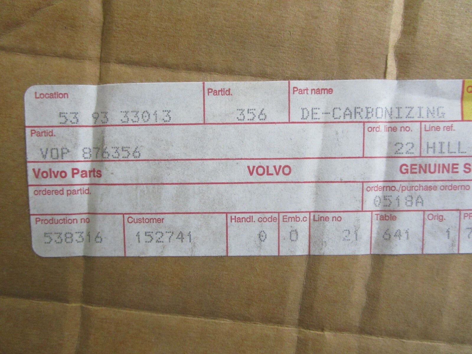 *NEW OEM* 0820 Volvo Penta Head Gasket Set 876356