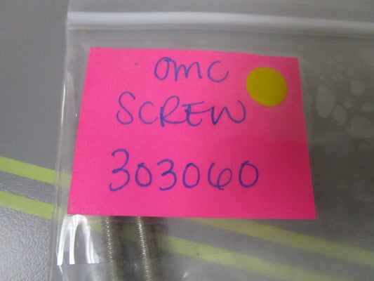 *NEW OEM* (LOT OF 2) 0810 OMC Johnson Evinrude Screw 303060 0303060