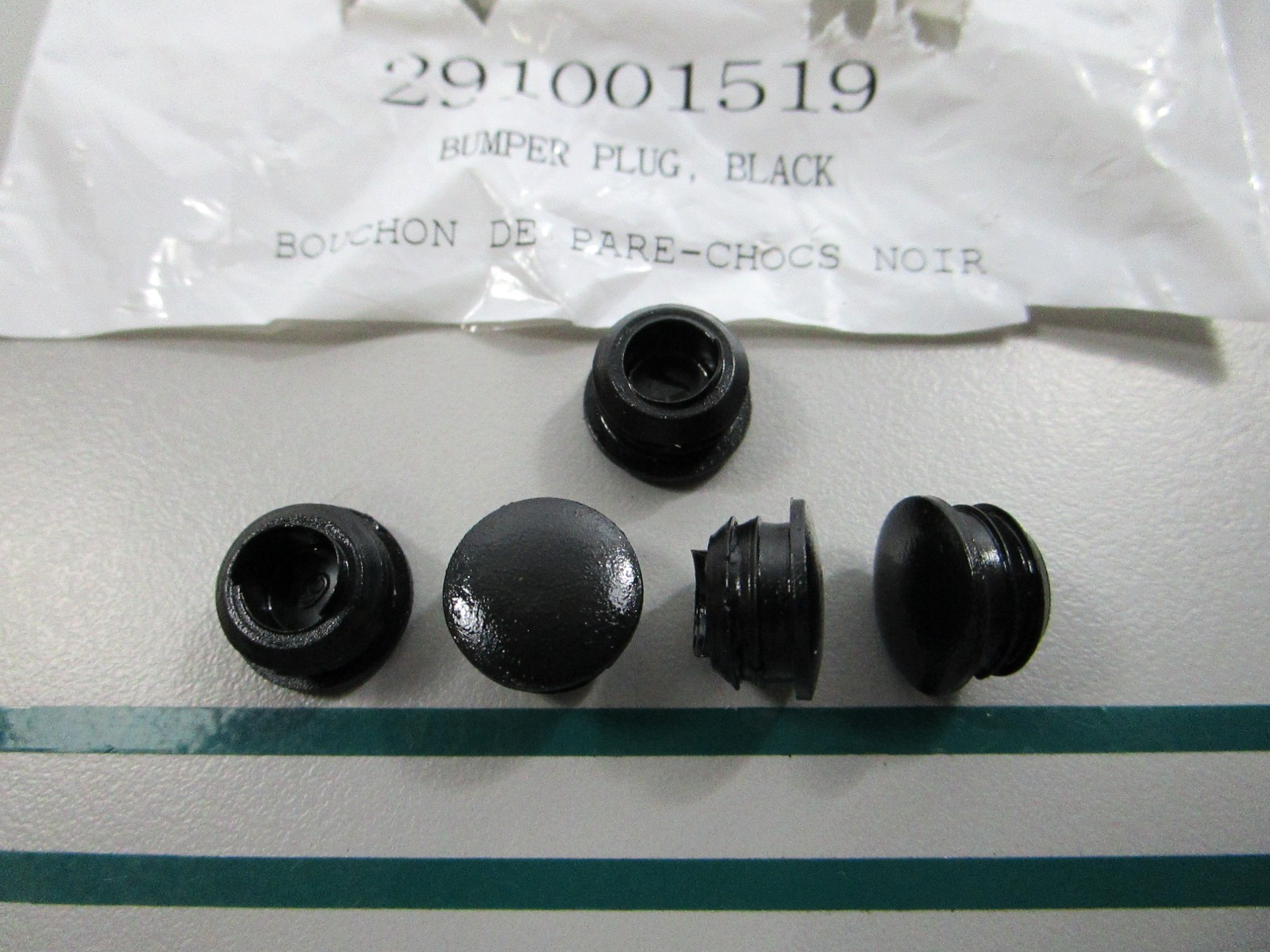 NEW (LOT OF 5) 291001519 Sea-Doo Bumper Plug 0810