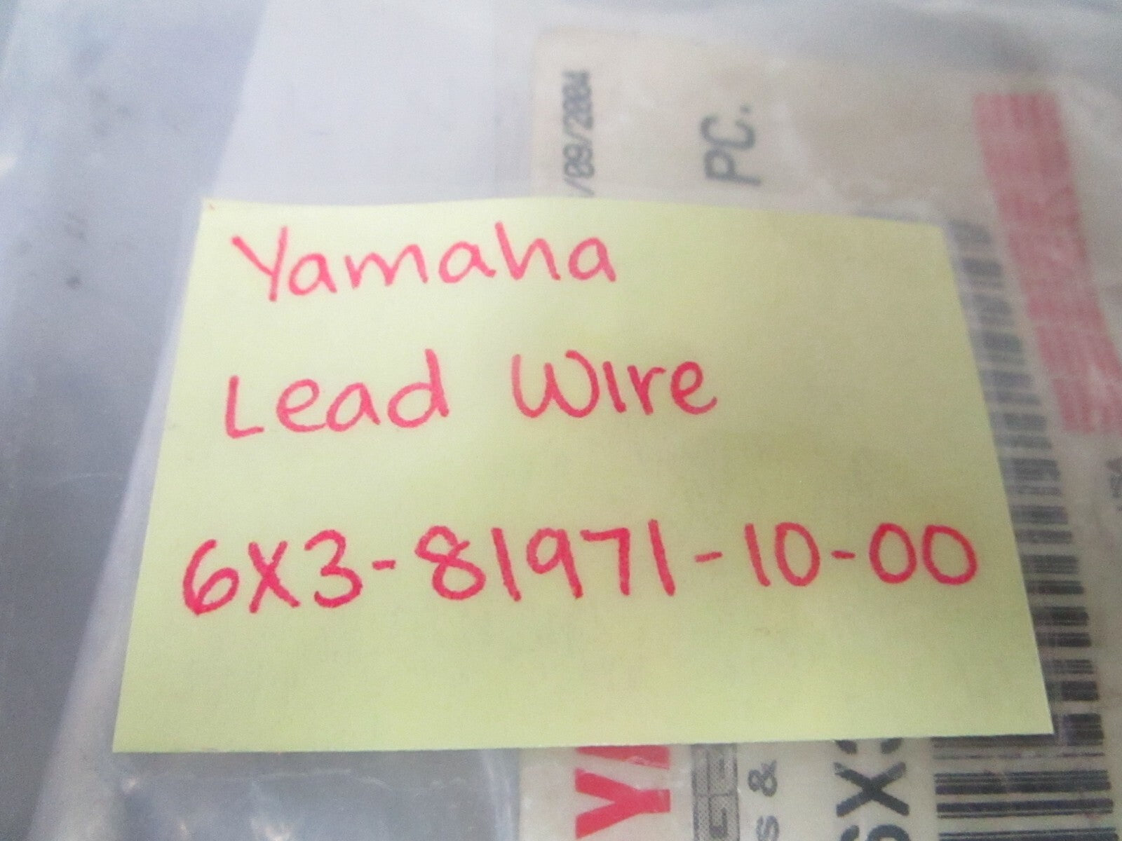 *NEW OEM* 0810 Yamaha Lead Wire 6X3-81971-10-00