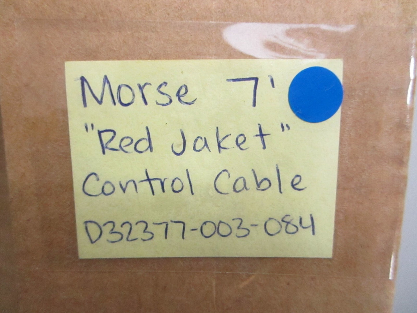 *NEW* 0820 Morse 7' "Red Jaket" Control Cable D32377-003-084