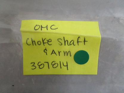 NEW OEM 387814 0387814 OMC Johnson Evinrude Choke Shaft & Arm 0820