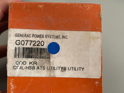 *NEW OEM* 0720 Generac ATS Utility Coil G077220