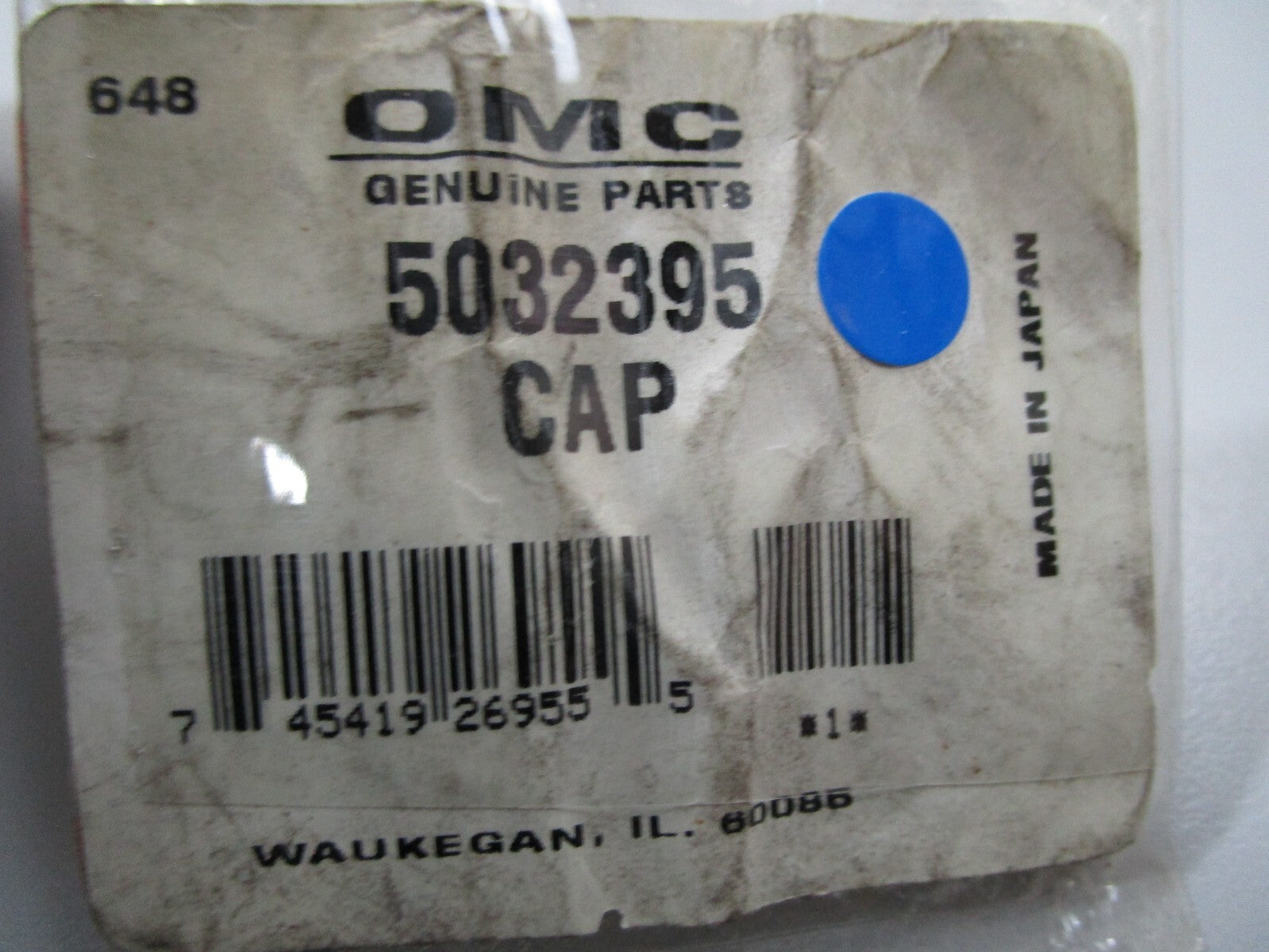 *NEW OEM* 0810 OMC Johnson Evinrude Cap 5032395