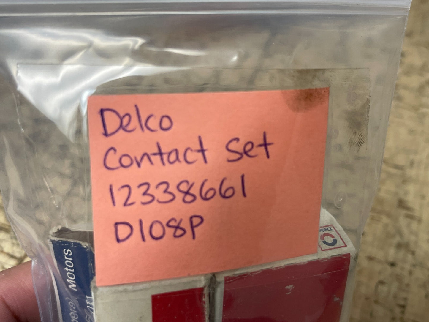 *NEW OEM* 0810 Delco Contact Set 12338661 D108P