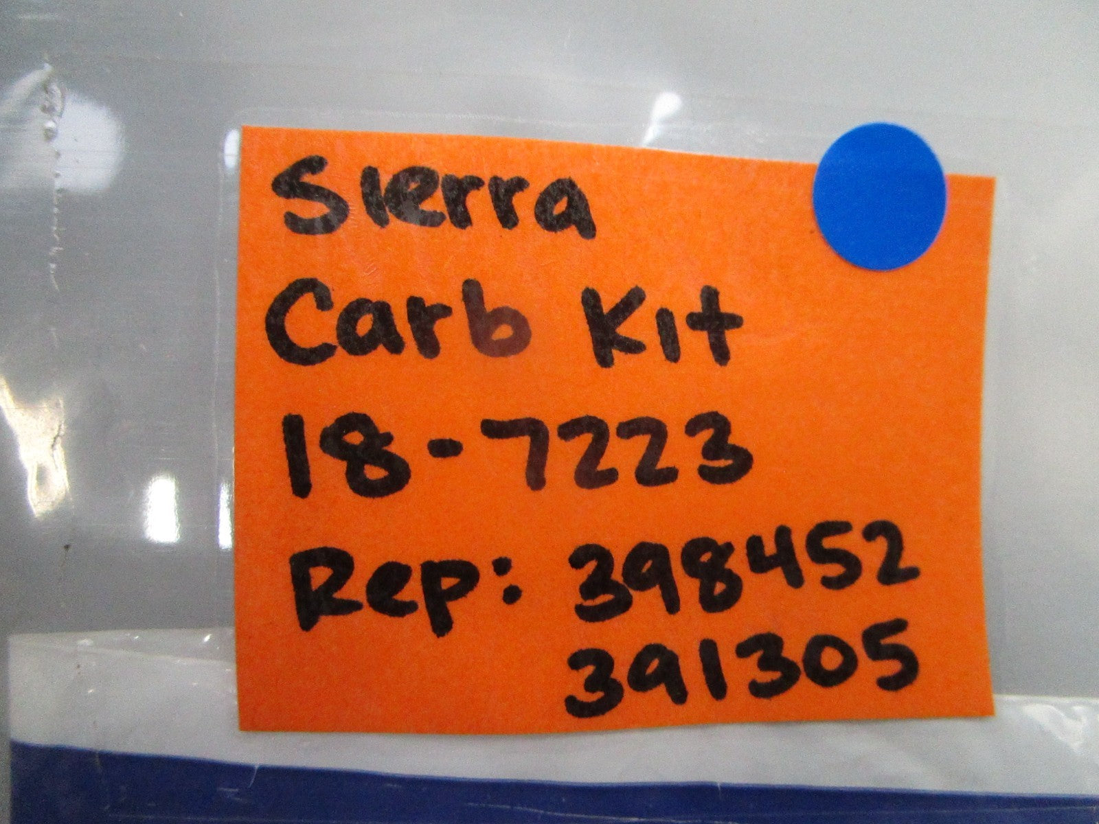 *NEW* 0810 Sierra Carburetor Repair Kit 18-7223 Replaces: 398452 391305
