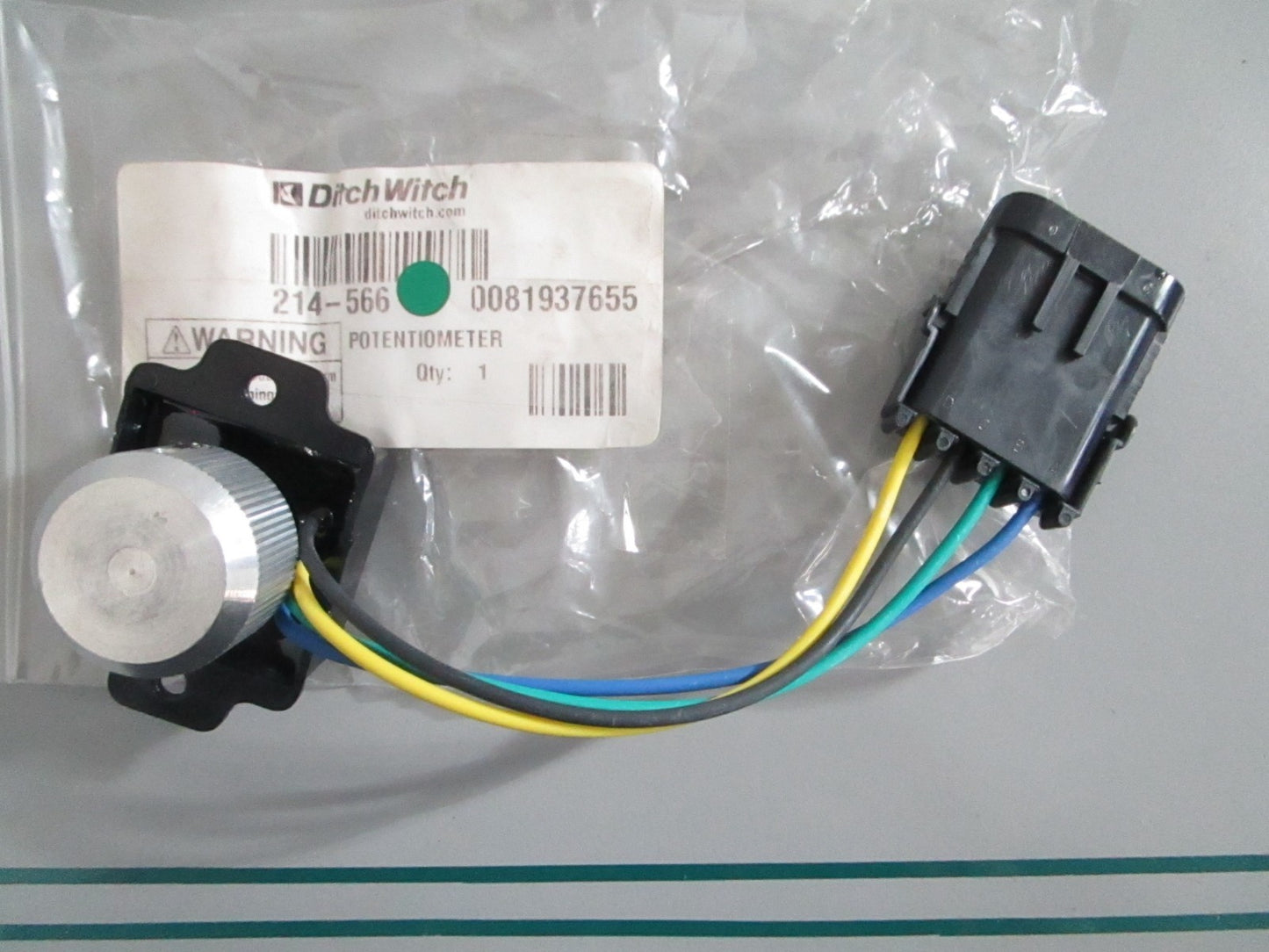 NEW OEM 214-566 Ditch Witch Potentiometer 0820