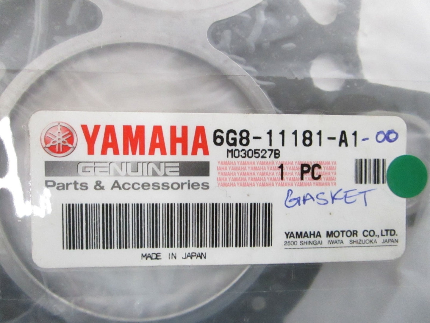 NEW OEM 6G8-11181-A1-00 Yamaha Gasket 0810