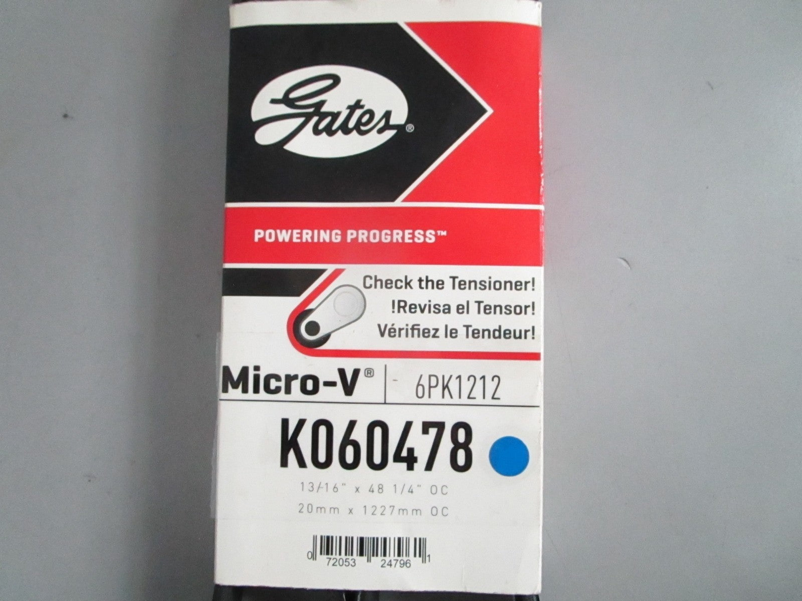 NEW K060478 Gates Micro-V Serpentine Belt 0820