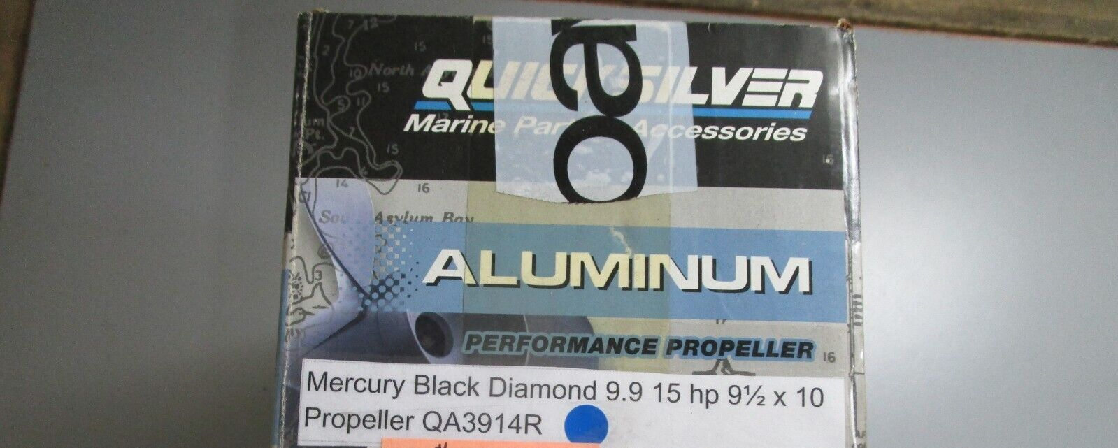 *NEW OEM* 0720 Mercury Black Diamond 9.9 15 hp 9½ x 10 Propeller QA3914R