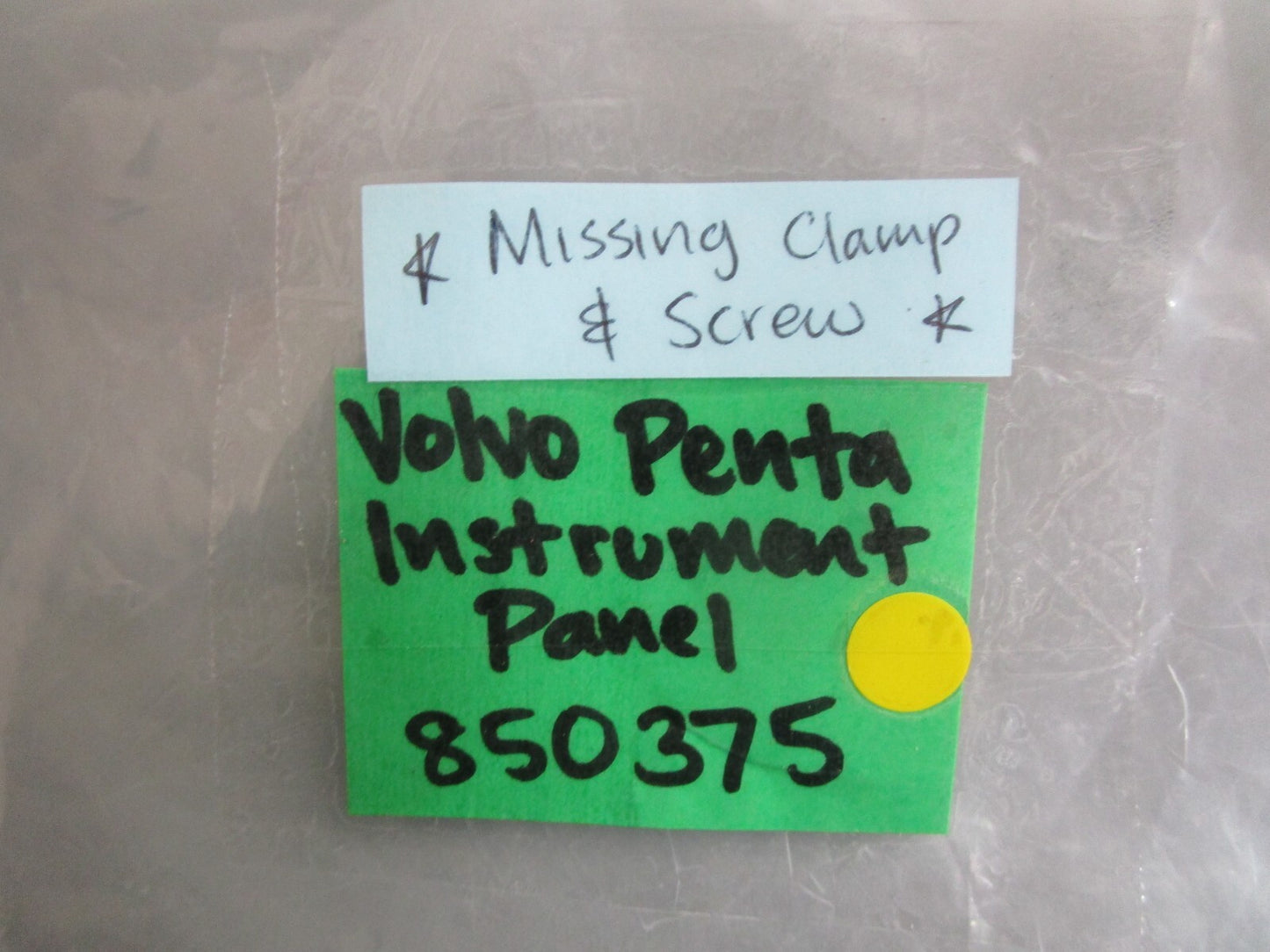 *NEW OEM* 0820 Volvo Penta Instrument Panel 850375