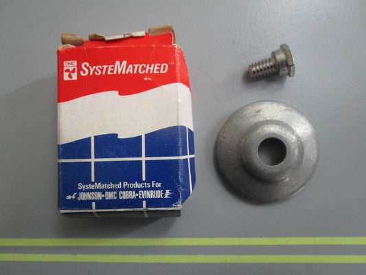 *NEW OEM* 0810 OMC Johnson Evinrude Plate & Screw 434757 0434757