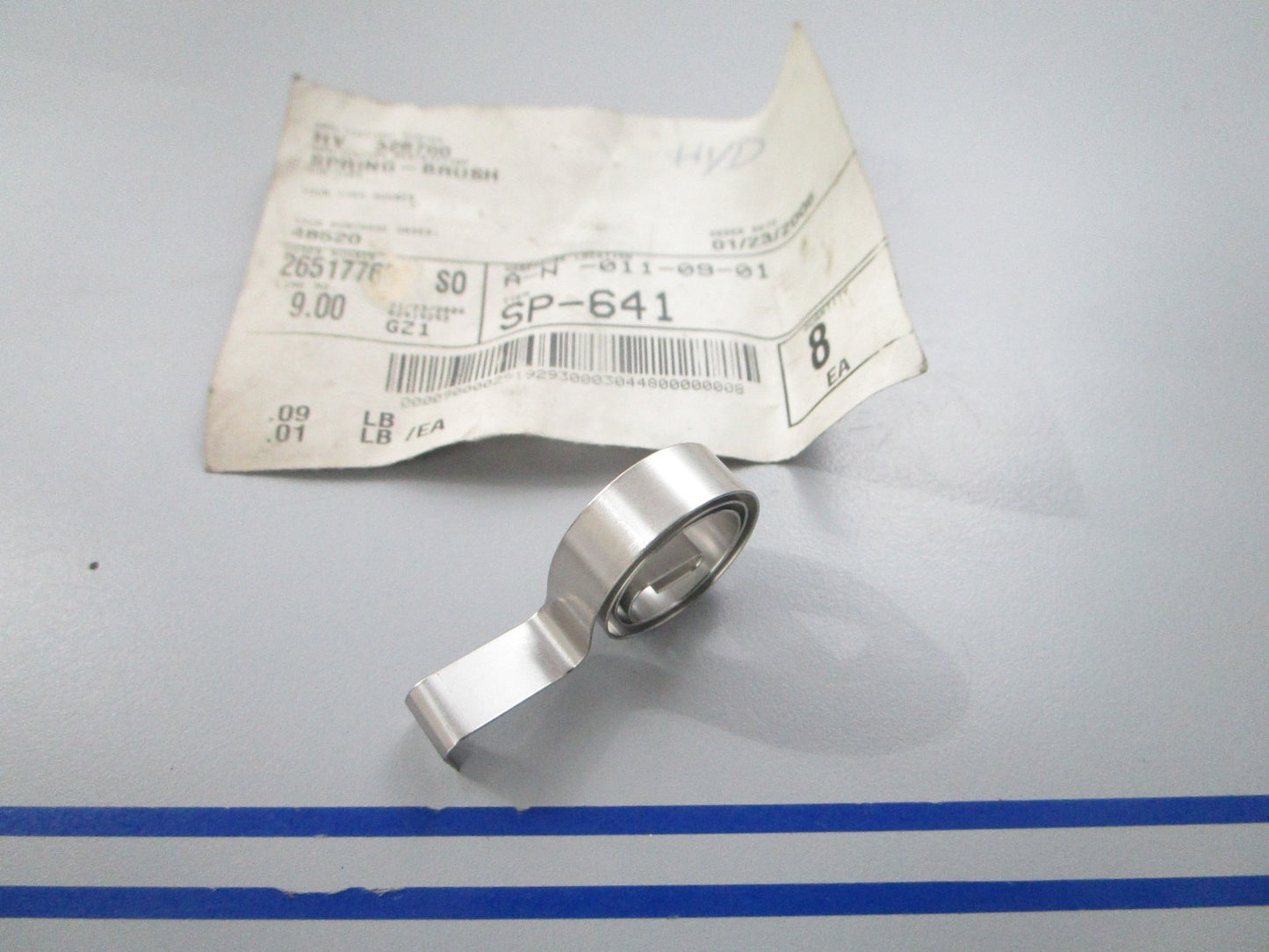 NEW OEM 328760 Hyster Brush Spring 0810