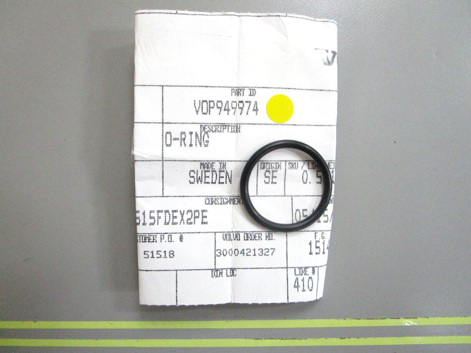 *NEW OEM* 0750 Volvo Penta O-RING 949974