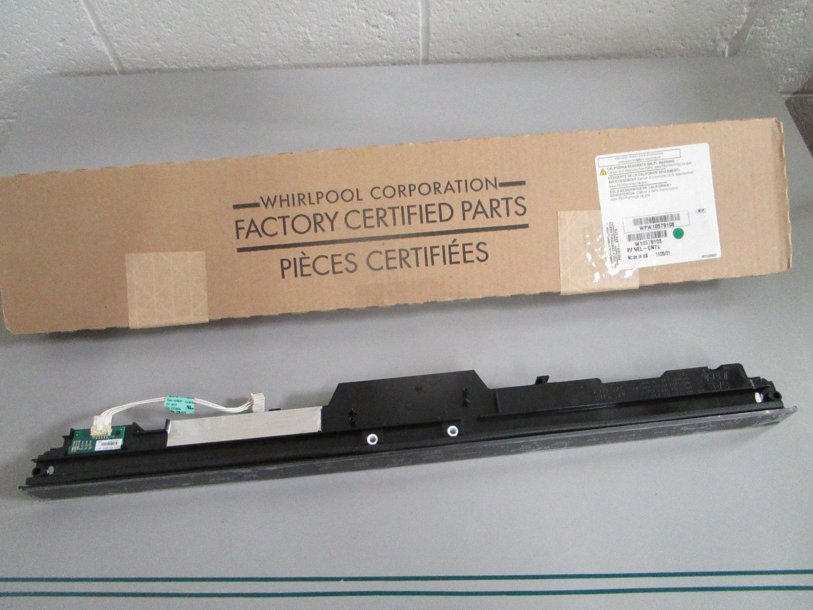 NEW OEM W10579108 WPW10579108 Whirlpool Control Board 0820