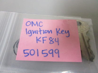 *NEW OEM* 0810 OMC Johnson Evinrude Ignition Key KF84 501599 0501599