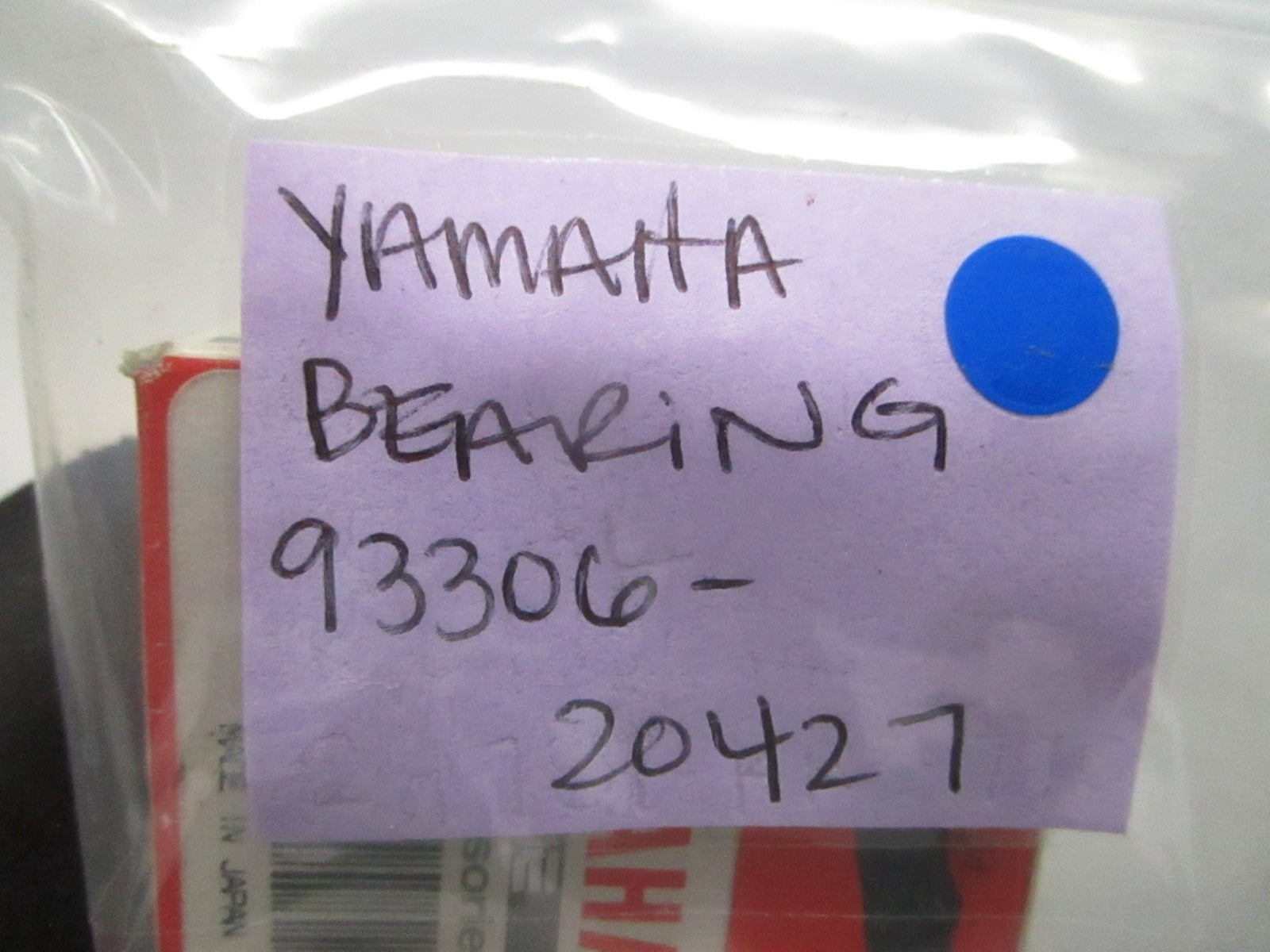 *NEW OEM* (LOT OF 2) 0810 Yamaha Bearing 93306-20427