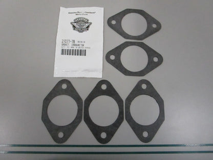 NEW OEM (LOT OF 5) 27077-78 Harley Davidson Carburetor Gasket 0810