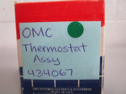 NEW OEM 434067 0434067 OMC Johnson Evinrude Thermostat Assy 0820