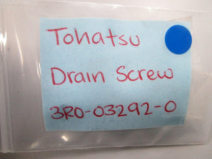 NEW OEM 3R0-03292-0 3R0032920 Tohatsu Drain Screw 0810