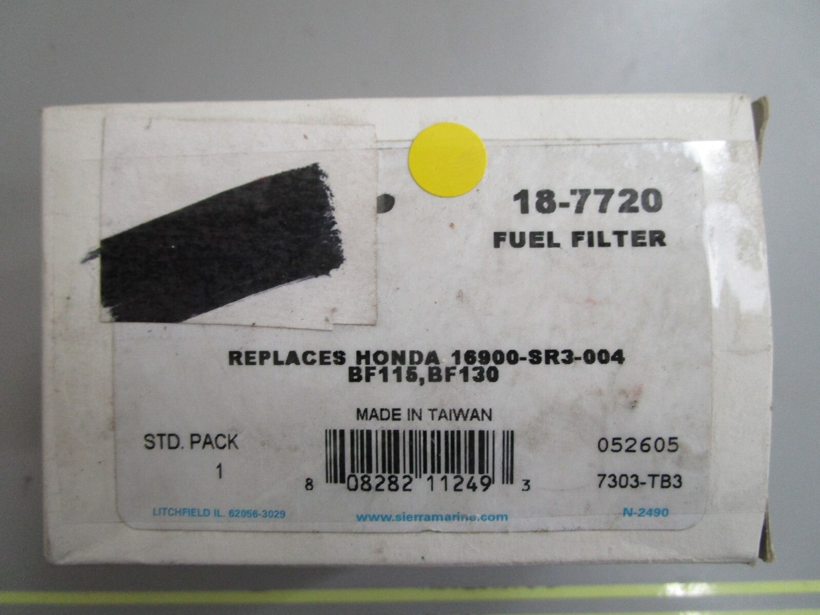 *NEW* 0810 Sierra Fuel Filter 18-7720 Replaces: Honda 16900-SR3-004
