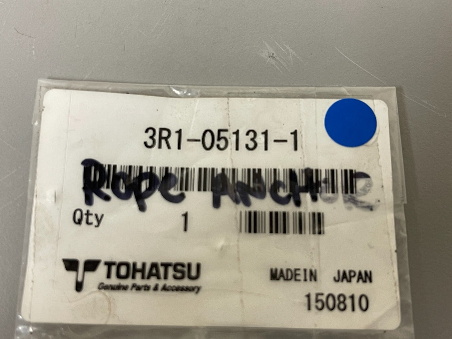 *NEW OEM* 0810 Tohatsu Rope Anchor 3R1-05131-1 3R1051311