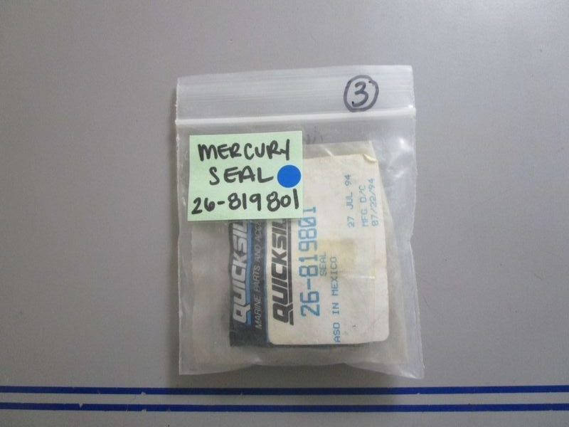 *NEW OEM* 0770 Mercury Quicksilver Seal 26-819801