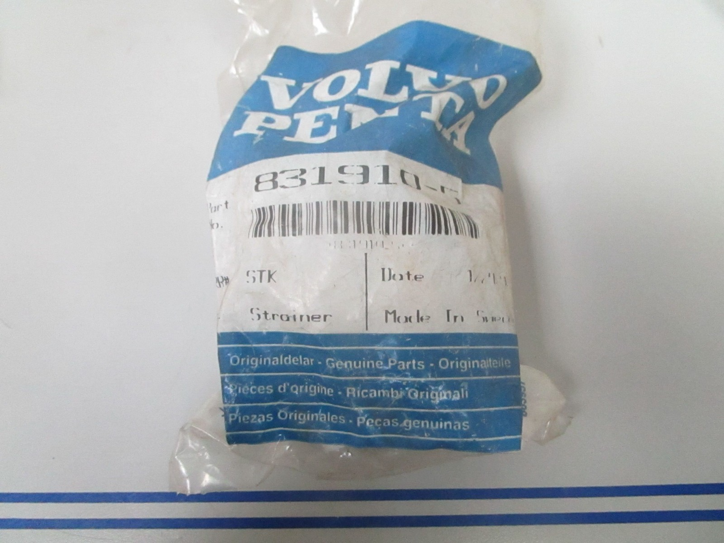 *NEW OEM* 0770 Volvo Penta Strainer 831910