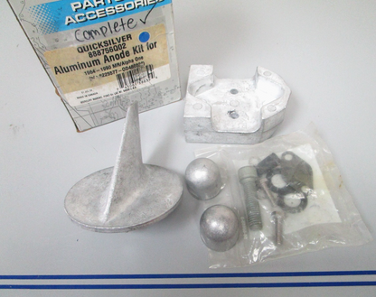 NEW OEM 888756Q02 Mercury Quicksilver Mercruiser Alpha I Aluminum Anode Kit 0720