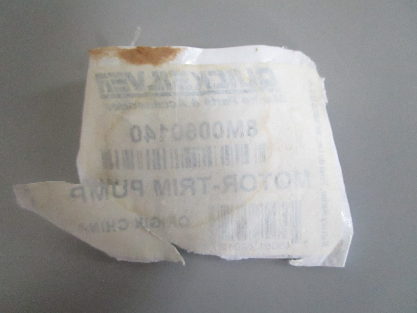 Mercury Marine 8M0060140 Motor Trim Pump Outboard Power Trim NEW OEM 0820