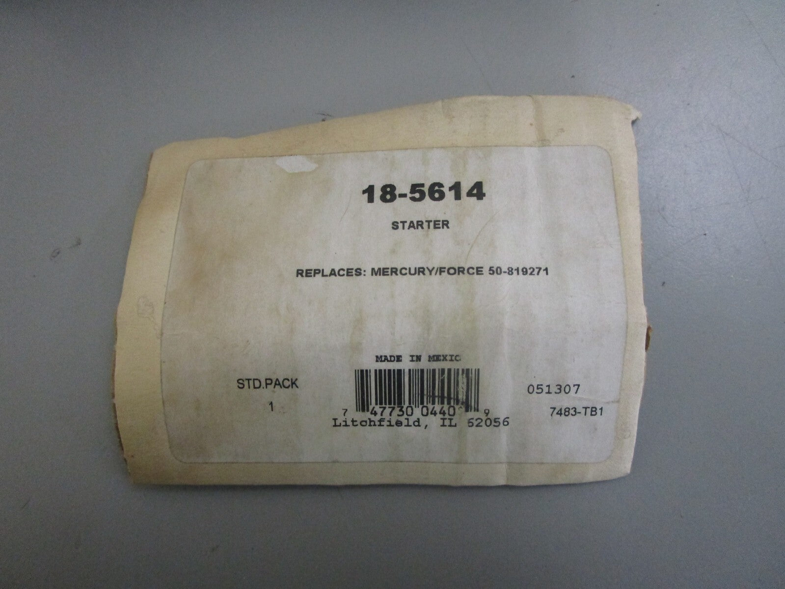 *NEW* 0820 Sierra Starter 18-5614 Replaces: 50-819271
