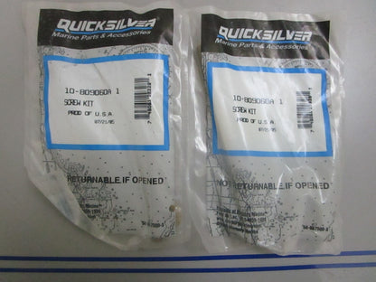 *NEW OEM* (LOT OF 2) 0810 Mercury Quicksilver Screw 10-809060A1