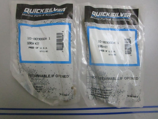 *NEW OEM* (LOT OF 2) 0810 Mercury Quicksilver Screw 10-809060A1