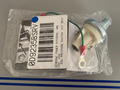 *NEW OEM* 0720 Generac 5PSI Oil Pressure Switch Kit 0D9235BSRV