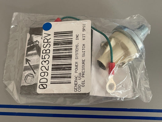 *NEW OEM* 0720 Generac 5PSI Oil Pressure Switch Kit 0D9235BSRV