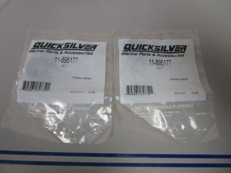 *NEW OEM* (LOT OF 2) 0770 Mercury Nut 11-895177