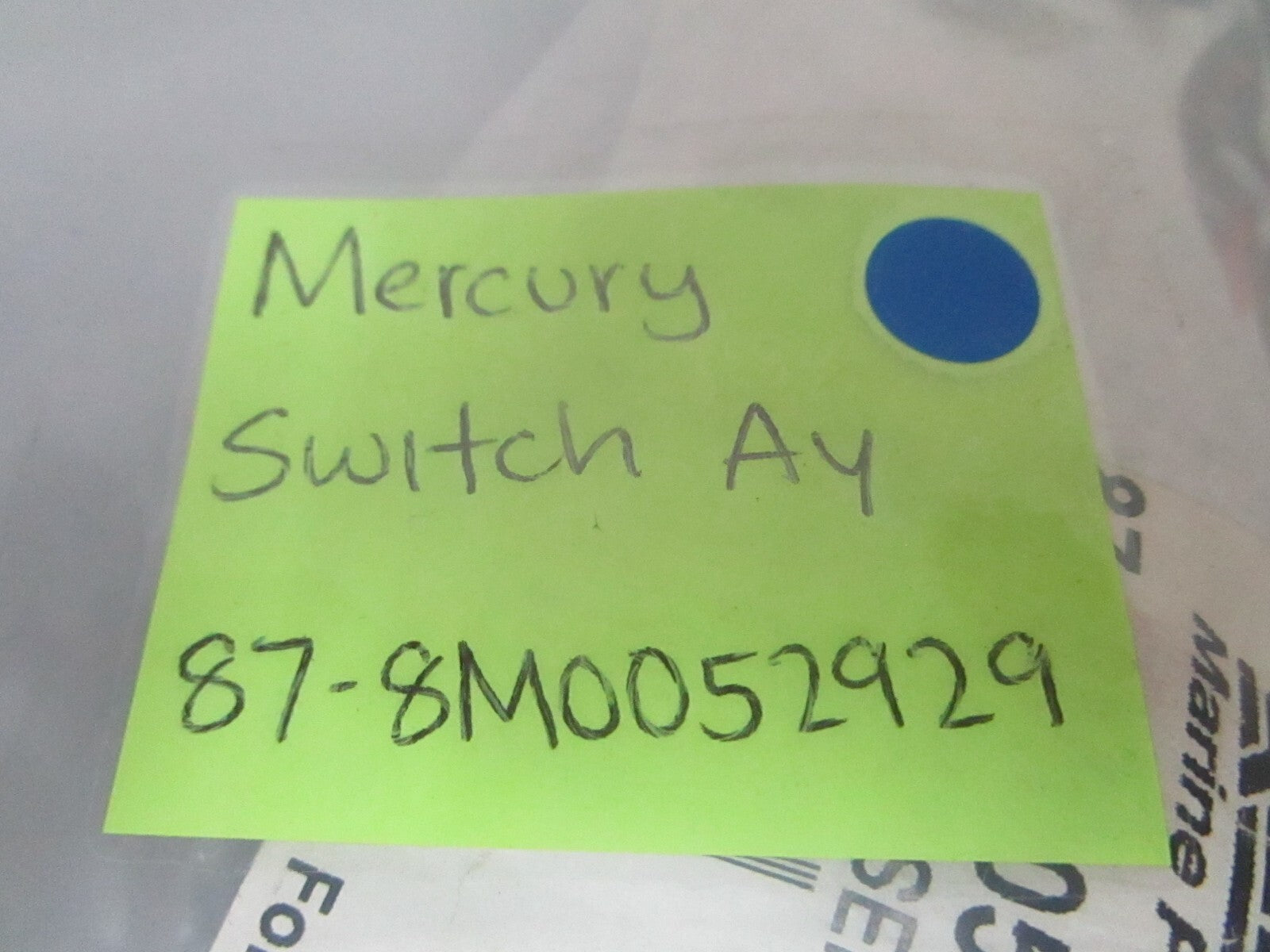 *NEW OEM* 0810 Mercury Quicksilver Switch Assembly 87-8M0052929