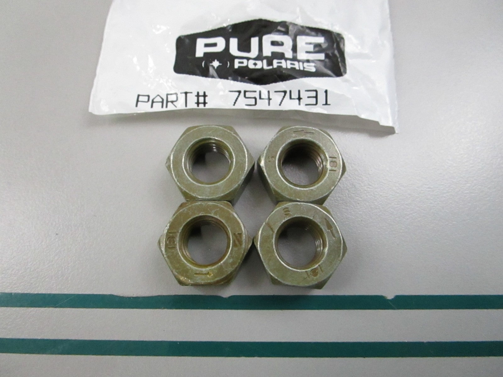 NEW OEM (LOT OF 4) 7547431 Polaris Nut 0810