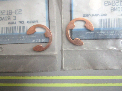 *NEW OEM* (LOT OF 2) 0750 Mercury Quicksilver E RING 53-815949