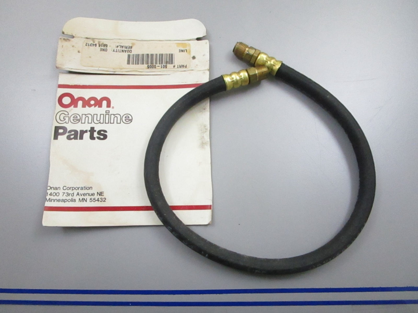 *NEW OEM* 0810 Onan Flex Fuel Line 501-0005