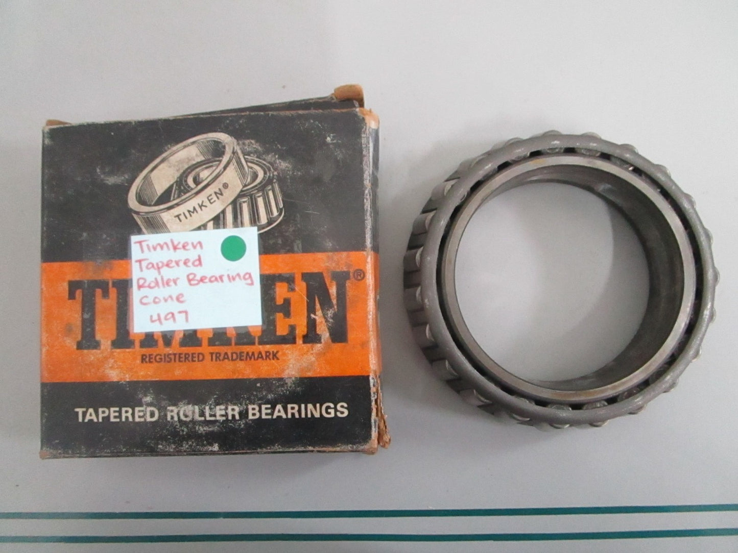 NEW OEM 497 Timken Tapered Roller Bearing Cone 0820