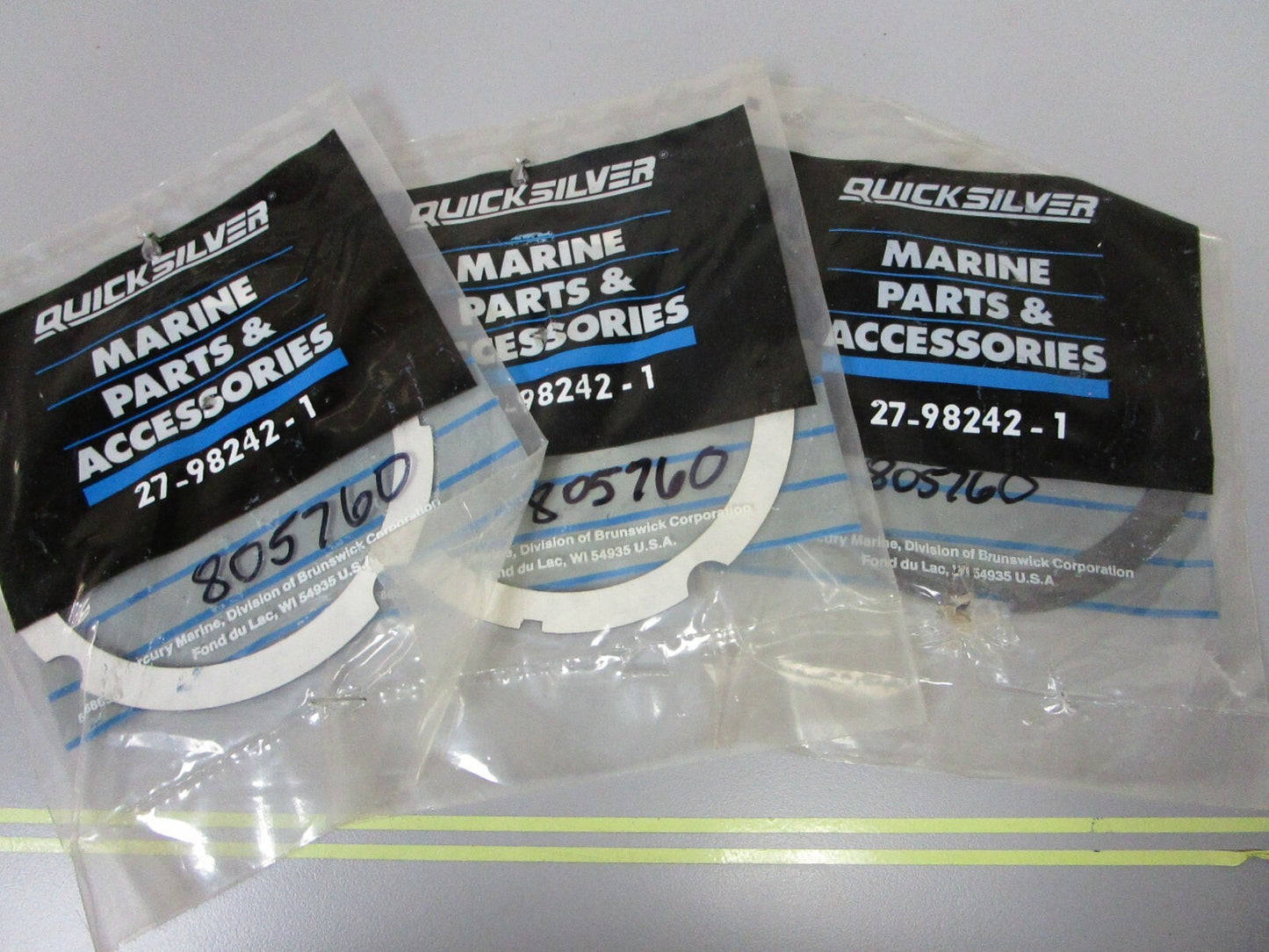 *NEW OEM* (LOT OF 3) 0810 Mercury Quicksilver Gasket 27-98242-1