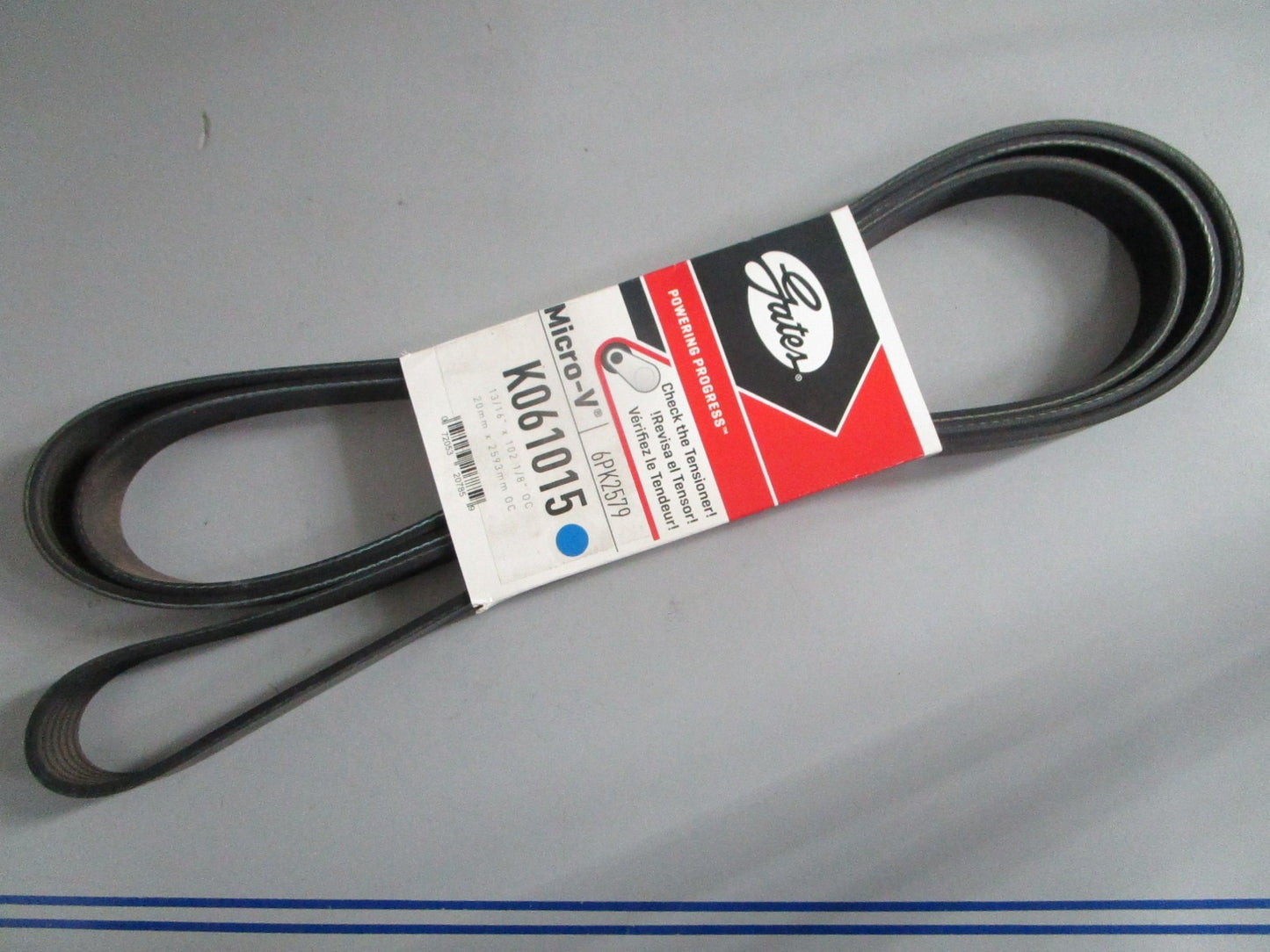 NEW K061015 Gates Micro-V Serpentine Belt 0820