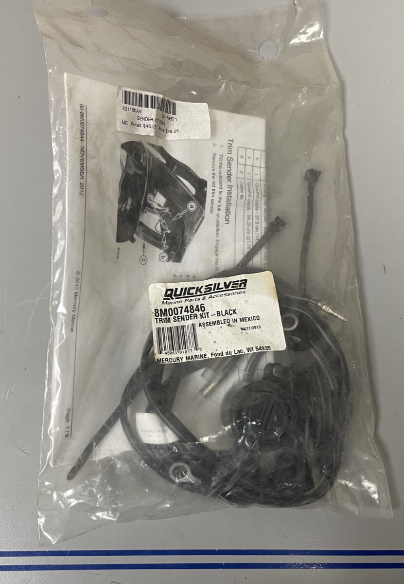 *NEW OEM* 0670 Mercury Quicksilver Trim Sender 8M0074846